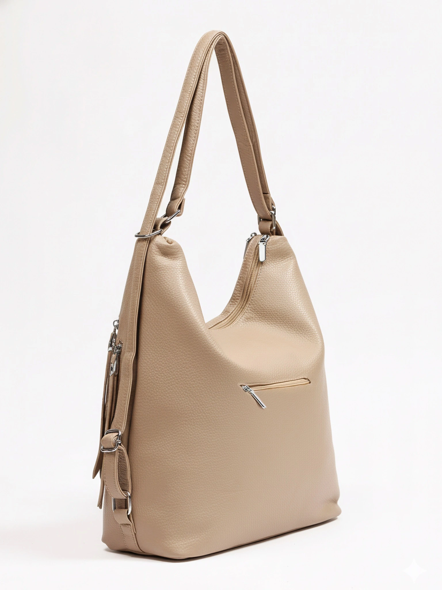 Сумка-шоппер с декоративными пуллерами в ассортименте